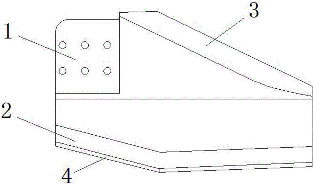 Chamfer angle arc-shaped swirl anticorrosion blade and chamfer angle arc-shaped swirl anticorrosion stirring paddle