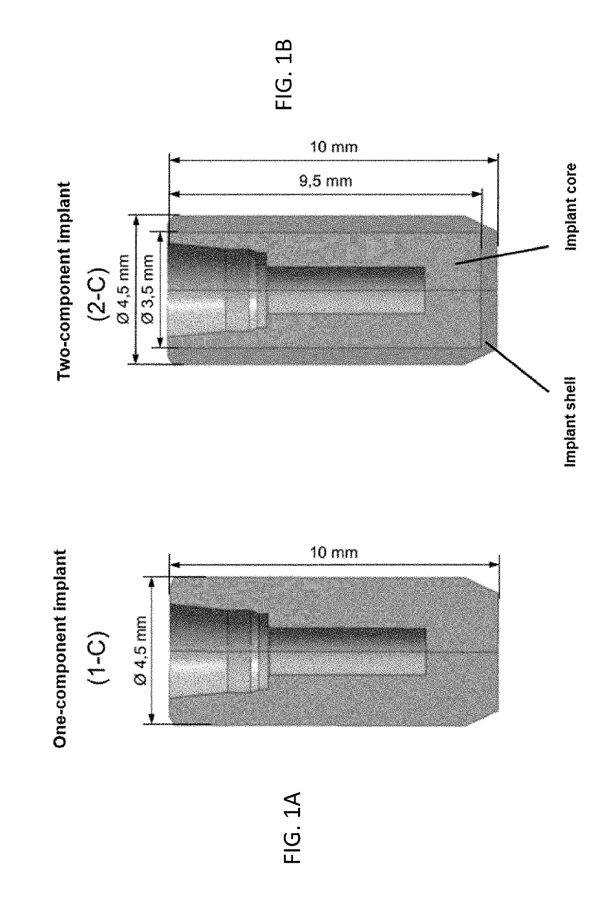 Implant made of fibre-reinforced plastic