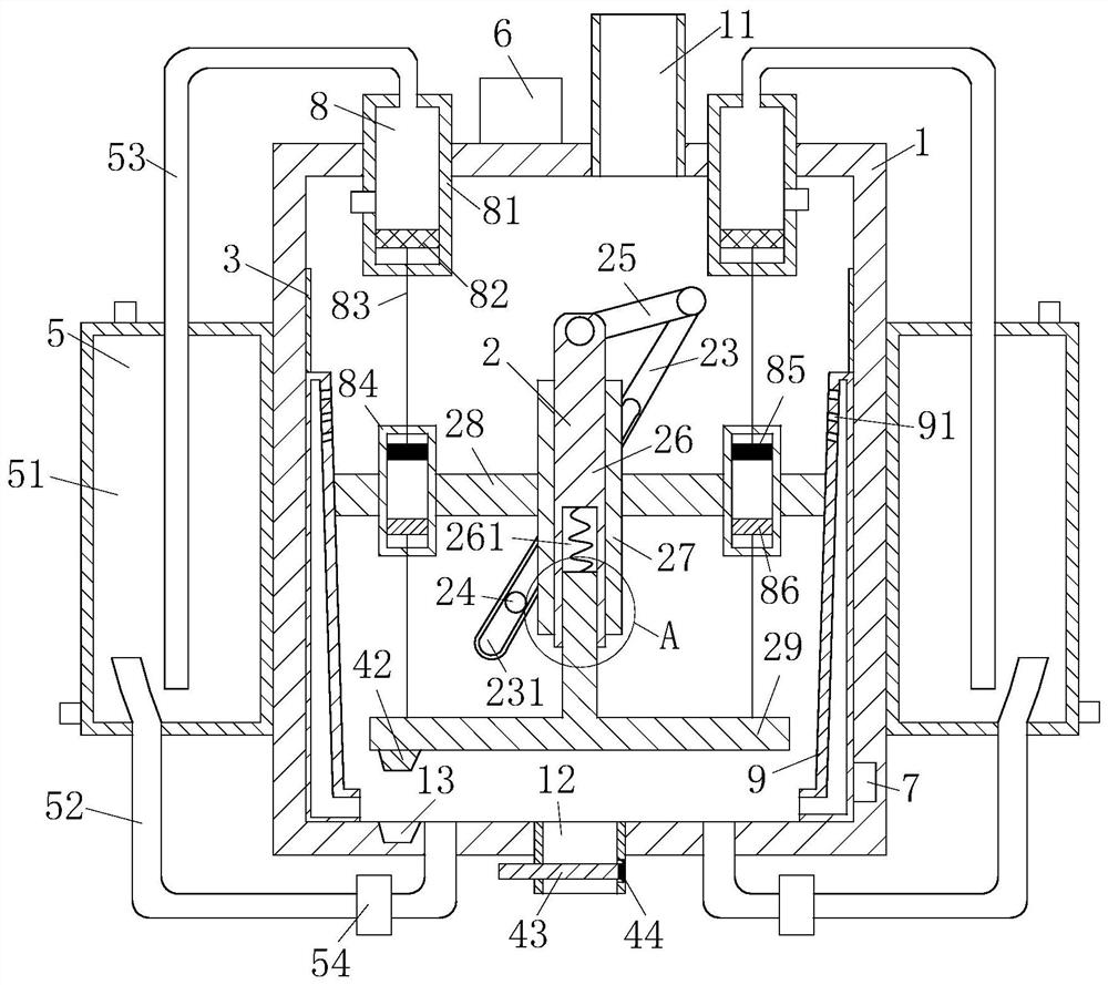 A reaction kettle for gear lubricating oil production