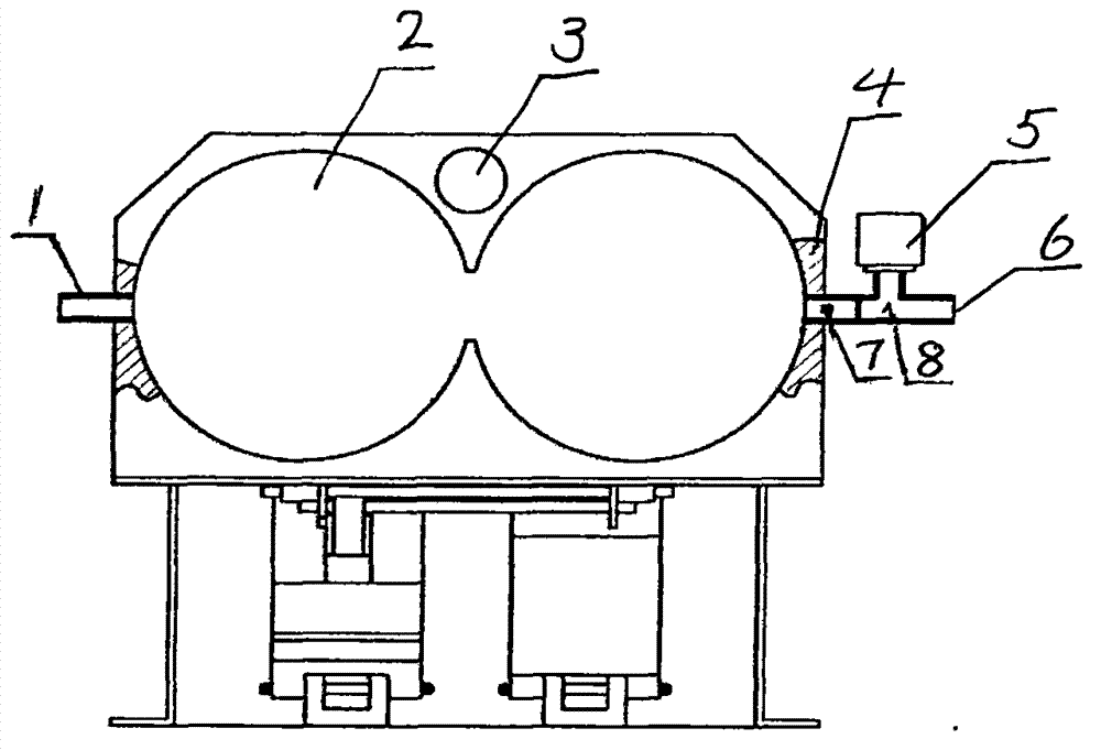 Special calibrating apparatus for automobile exhaust telemeter