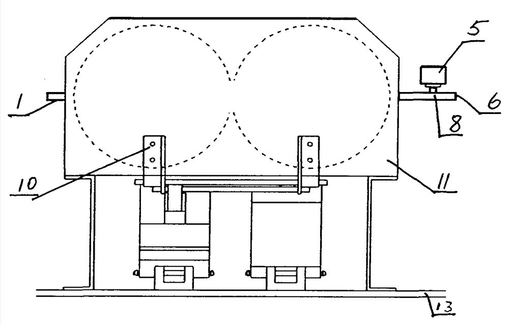 Special calibrating apparatus for automobile exhaust telemeter