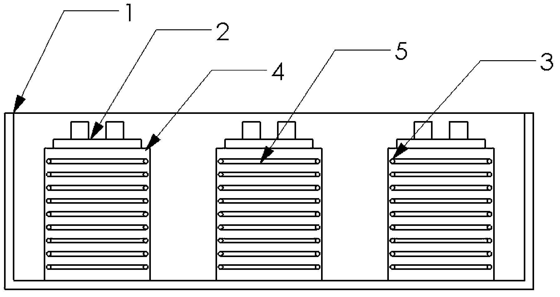 Power battery thermal management system based on loop heat pipes