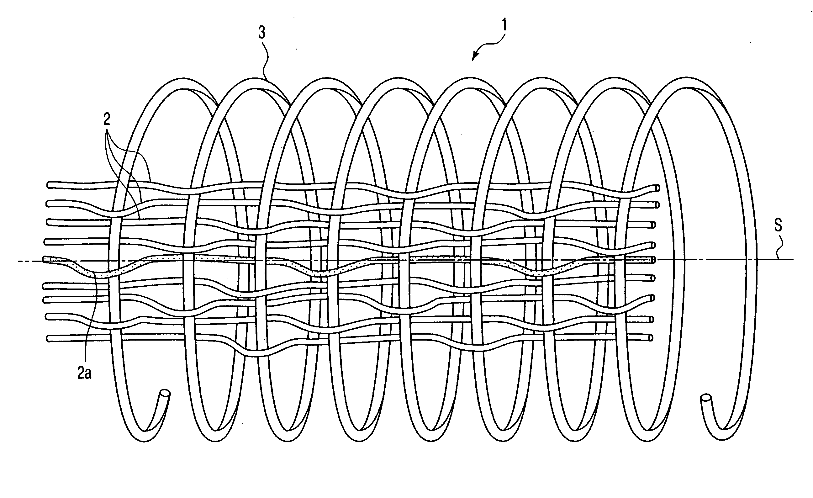 Cylindrical jacket, jacket hose, suction hose, and cylindrical jacket manufacturing apparatus