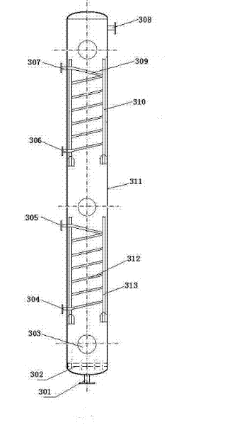 Method and equipment for separating diolefin component in oil cracking ethylene byproduct carbon-5 fraction