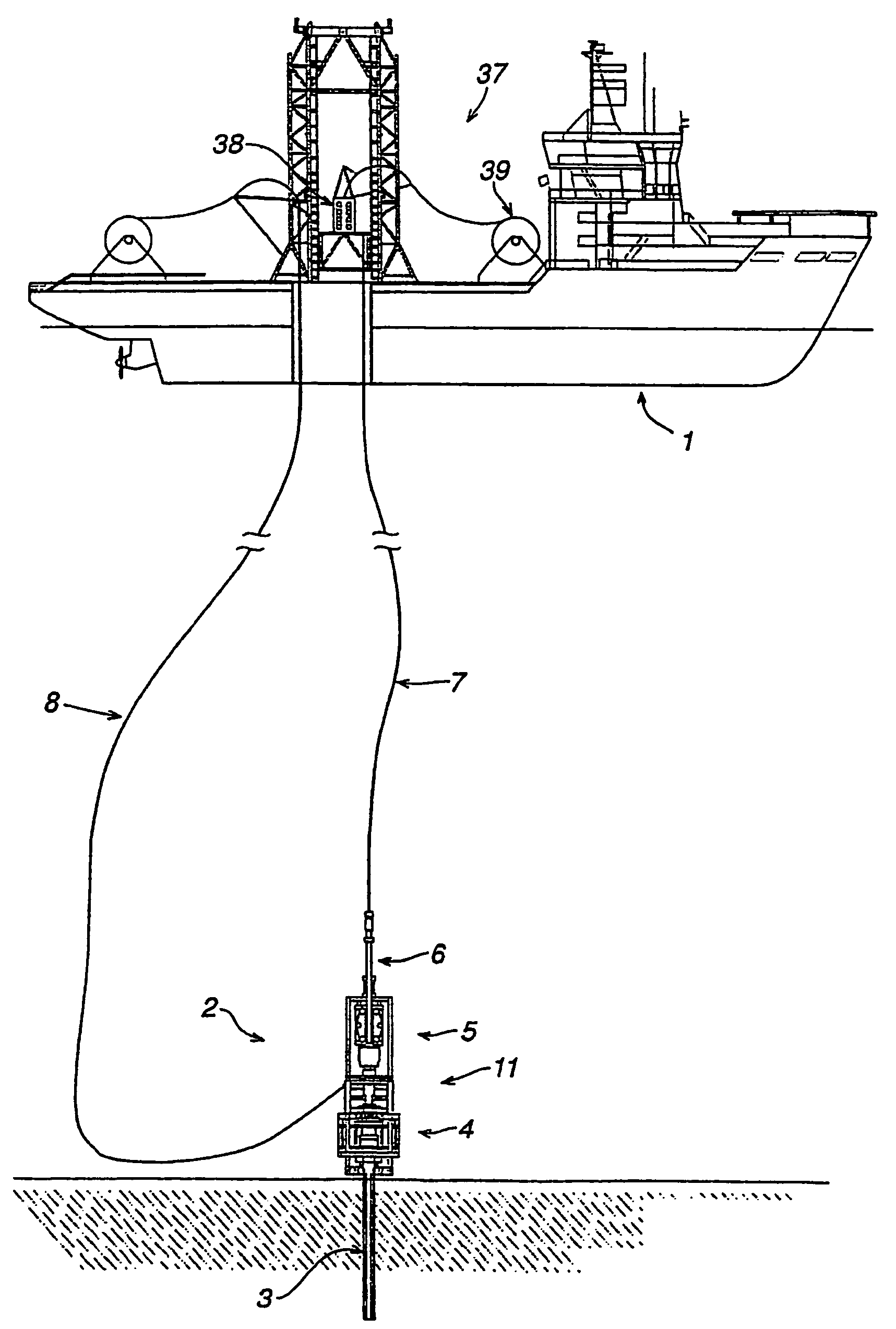 Assembly and method for intervention of a subsea well