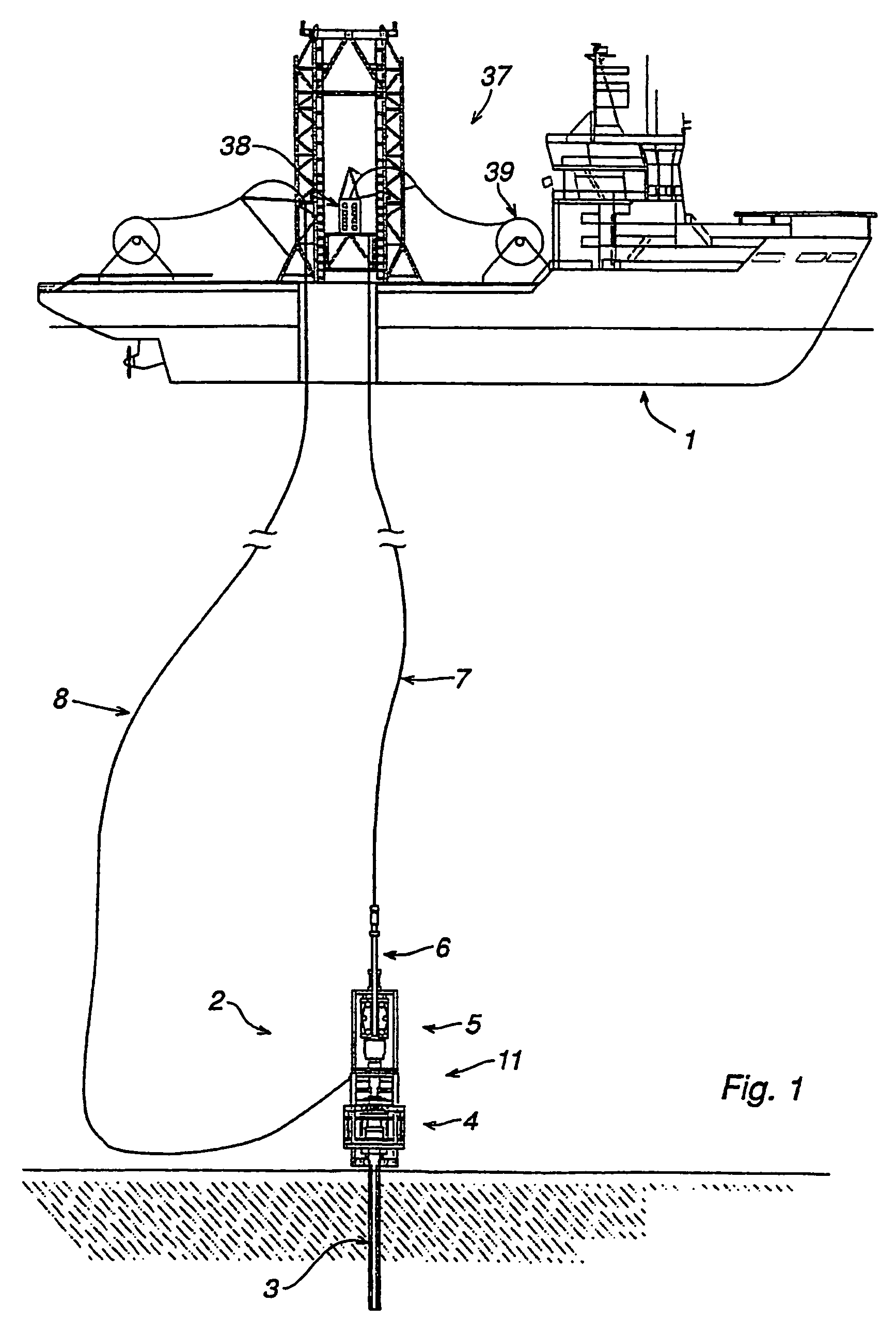 Assembly and method for intervention of a subsea well