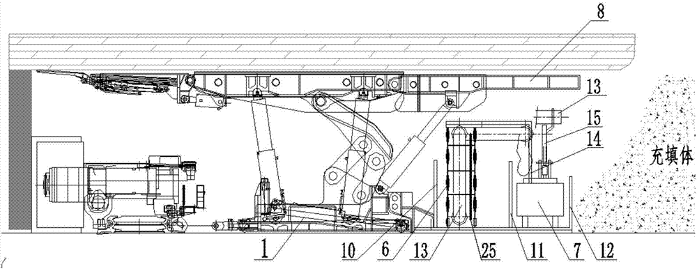 Coal-mine underground intelligent jetting backfill mining system