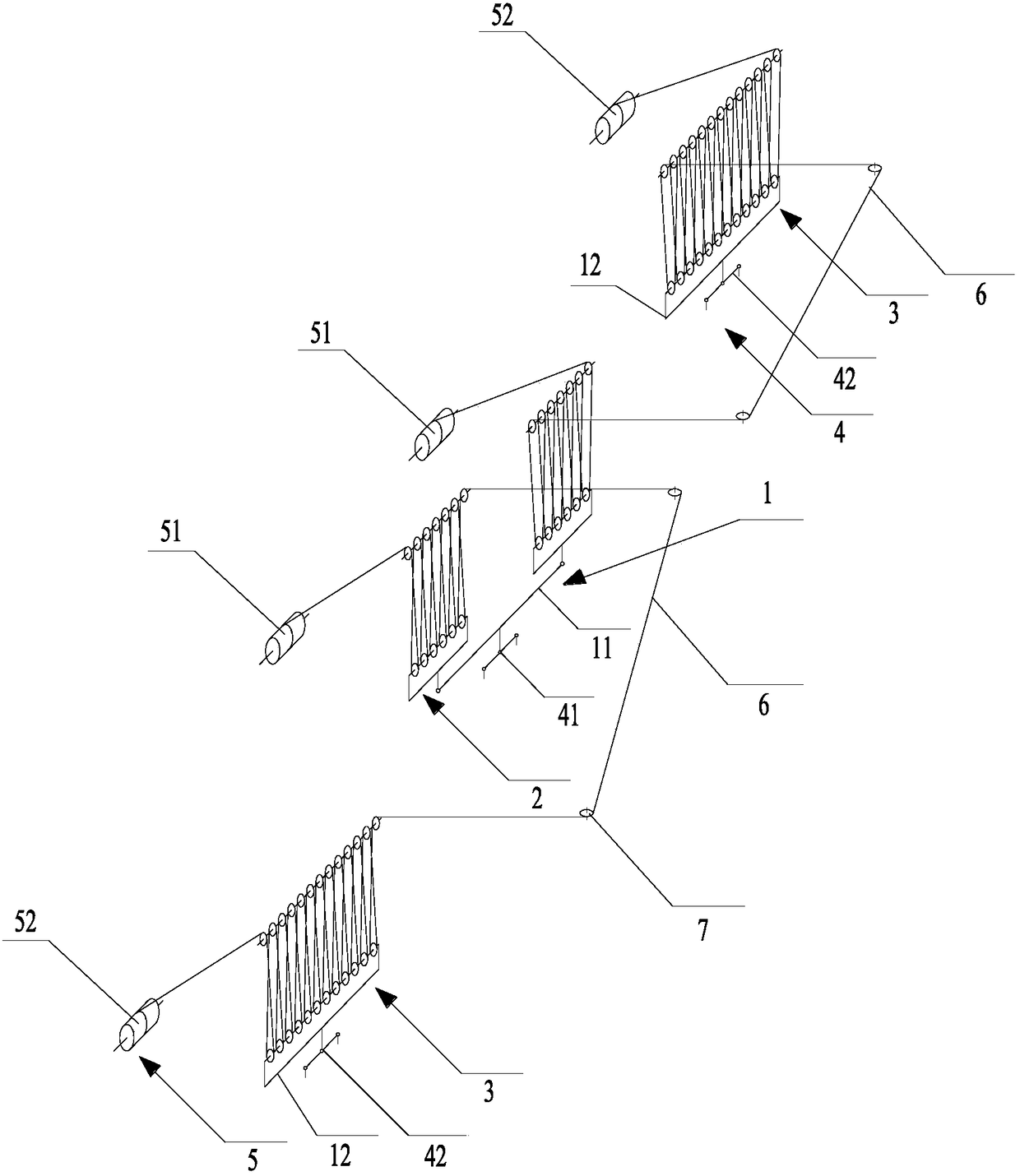 Multi-point hoisting force balance device