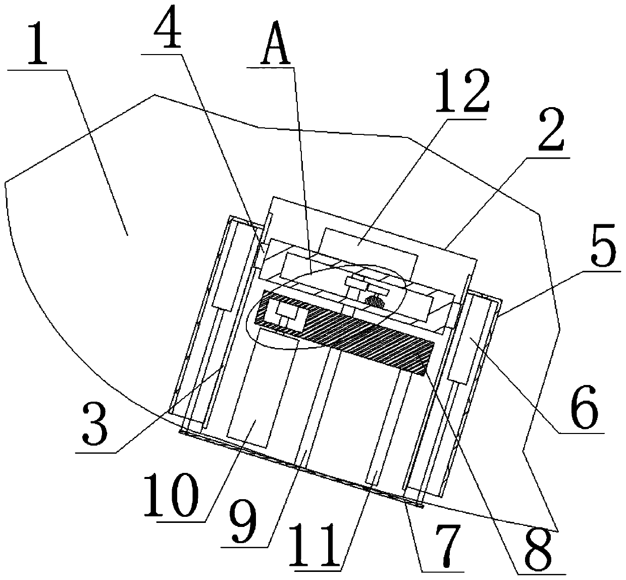 Ship straight wing stabilization system