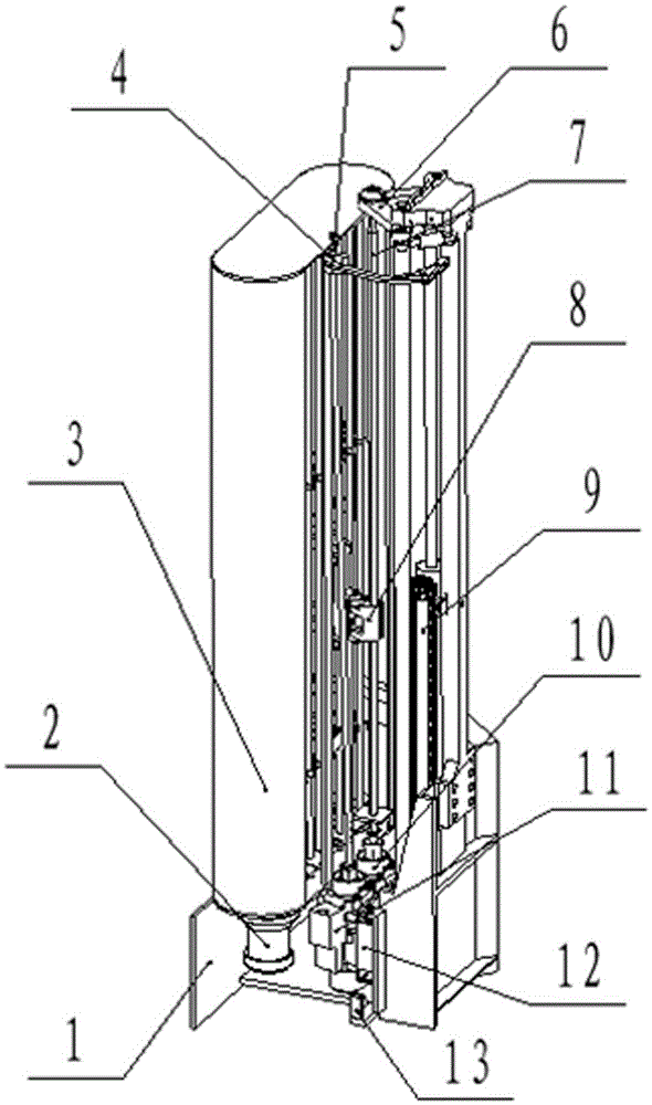 Double drilling-box switching type full-automatic roofbolter