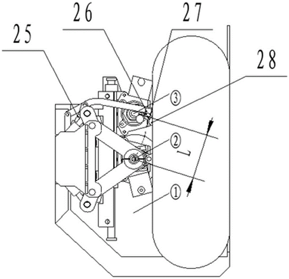 Double drilling-box switching type full-automatic roofbolter