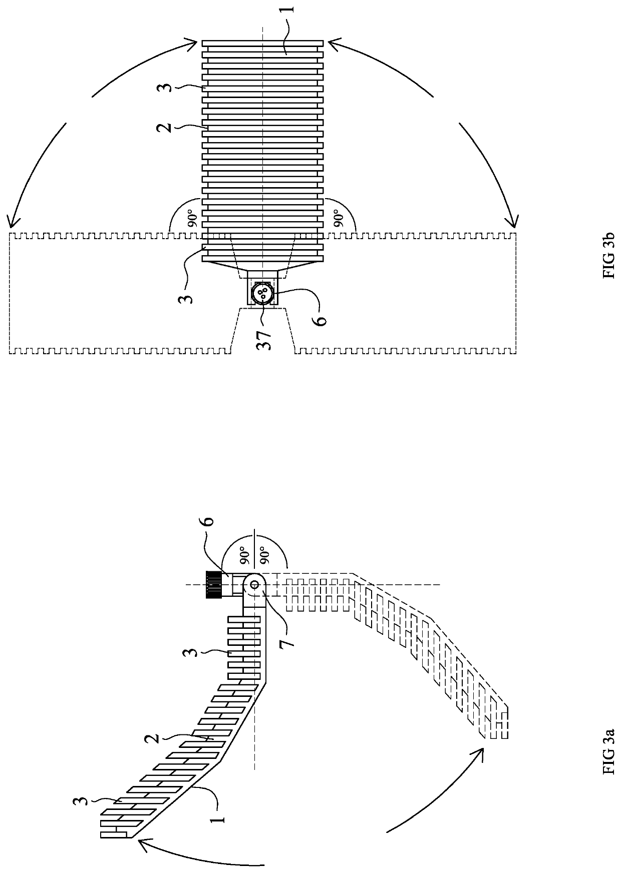 Uniformly lit planar field of illumination