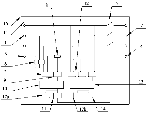 Circuit breaker and circuit breaking system with zero break and phase loss protection