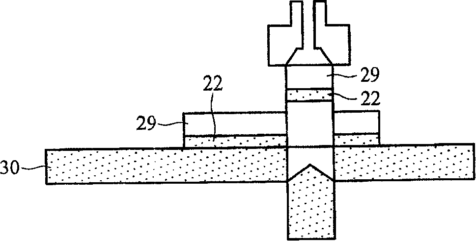 Method for encapsulating crystal circular piled multi-chips