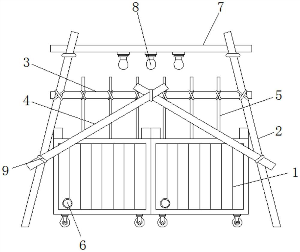 Household pitaya cultivation and planting device and method