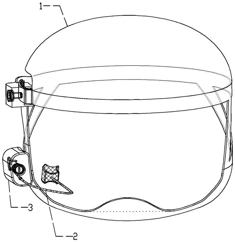 Tooth-grinding-portion tongue-biting-prevention device