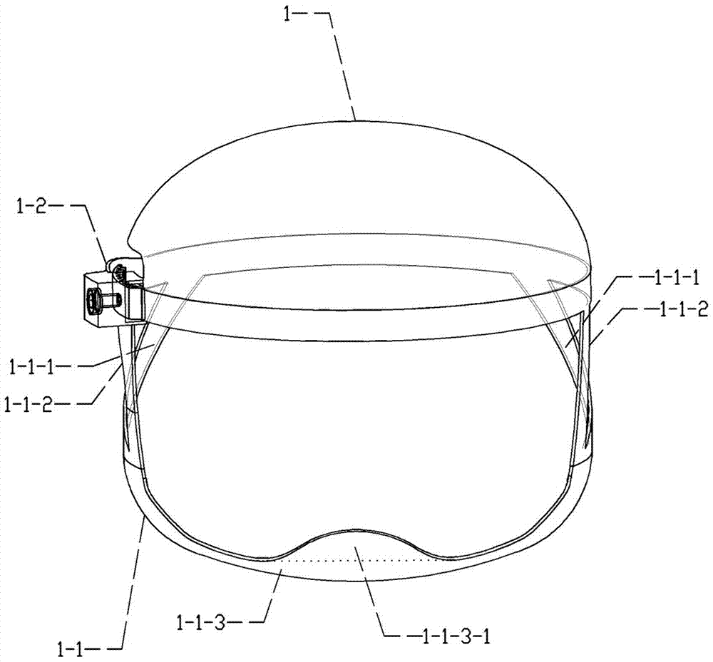 Tooth-grinding-portion tongue-biting-prevention device