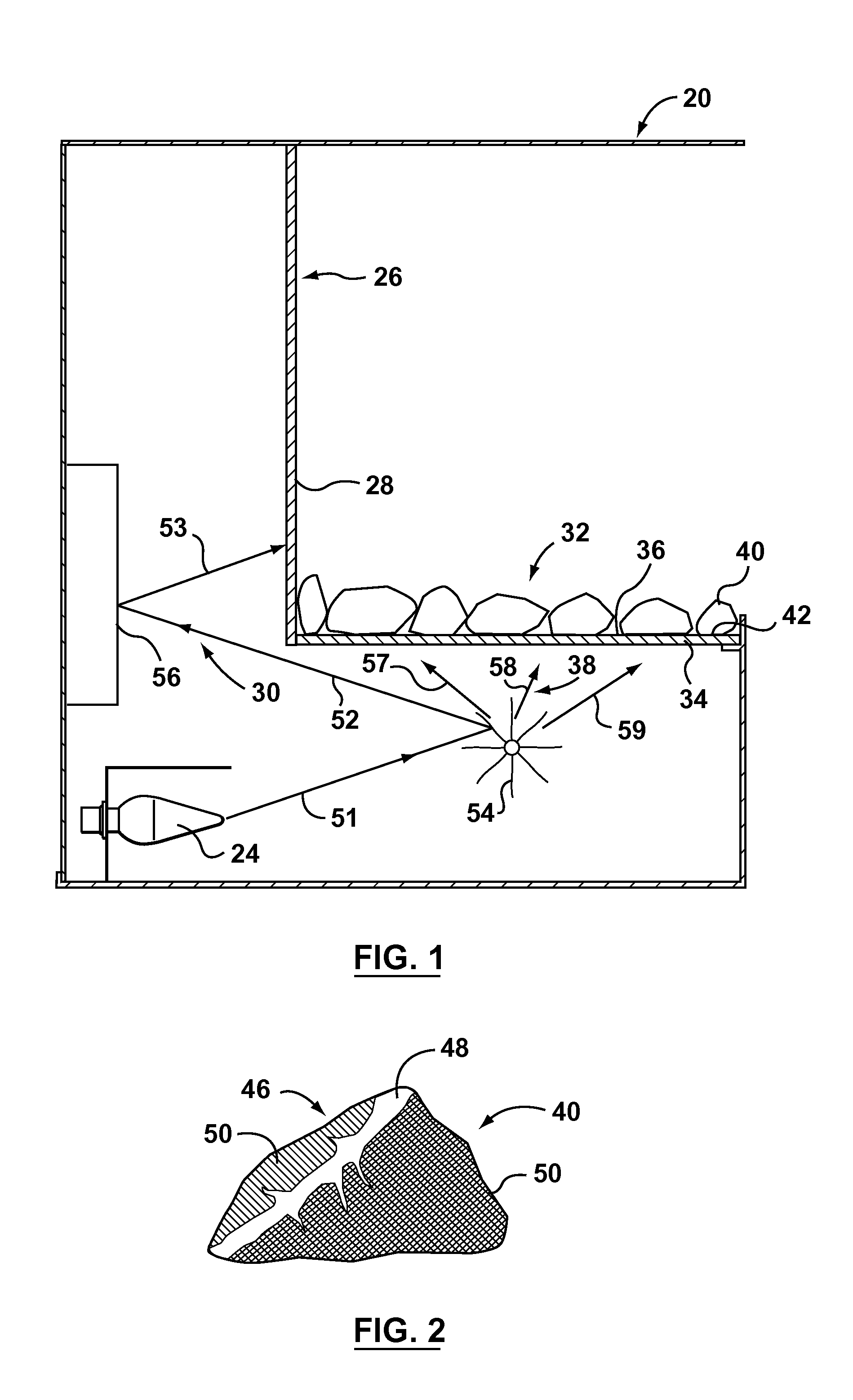 Flame simulating assembly