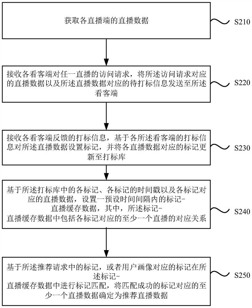 Live broadcast processing method, live broadcast platform, system, medium and electronic equipment