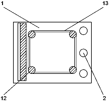 Hardware stamping die