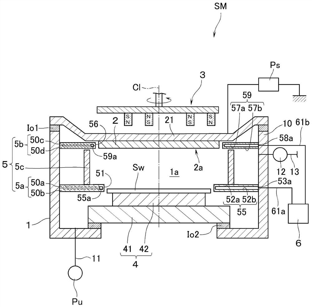 Sputtering device