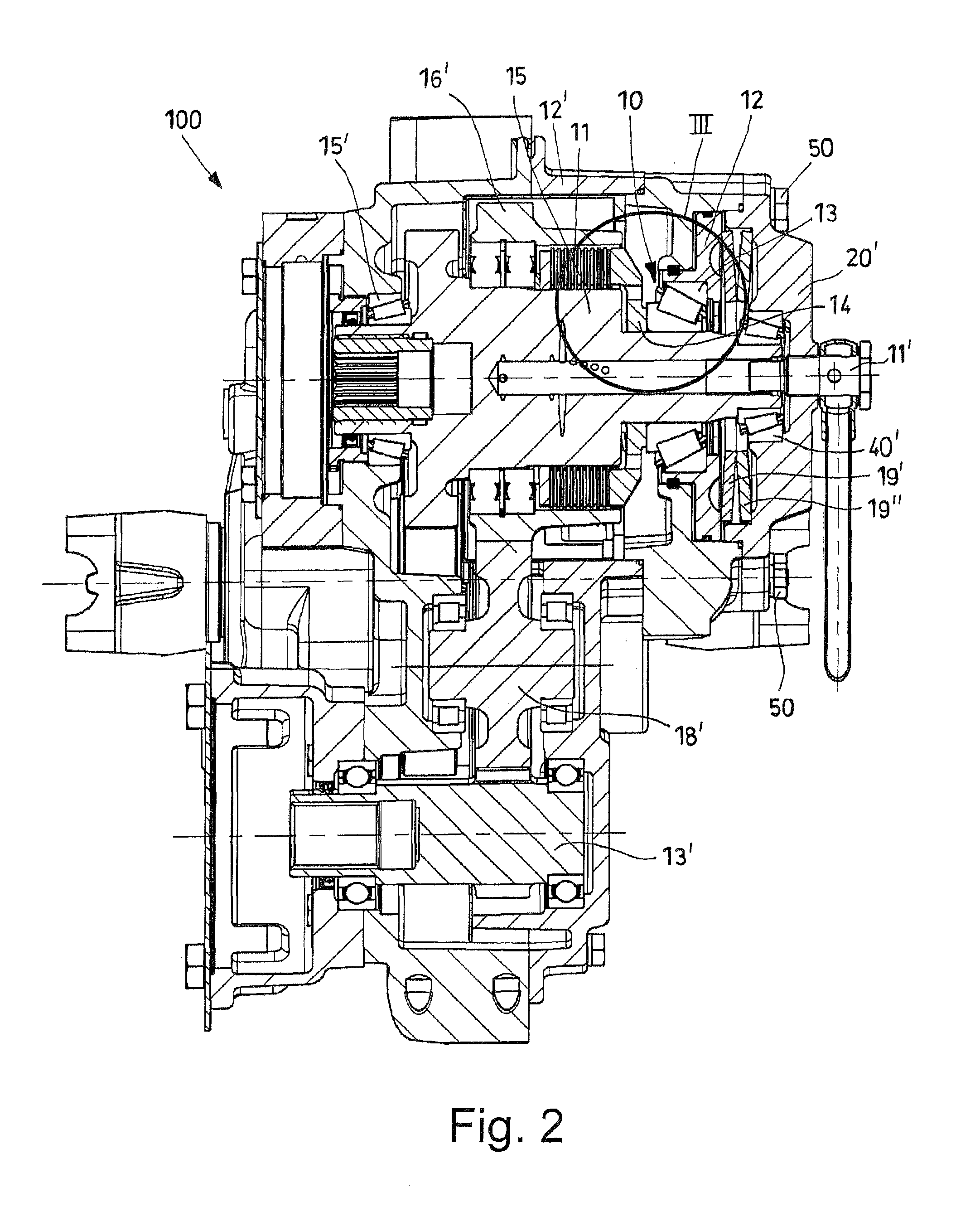 Drive assembly for a clutch unit and removable transmission equipped with said assembly