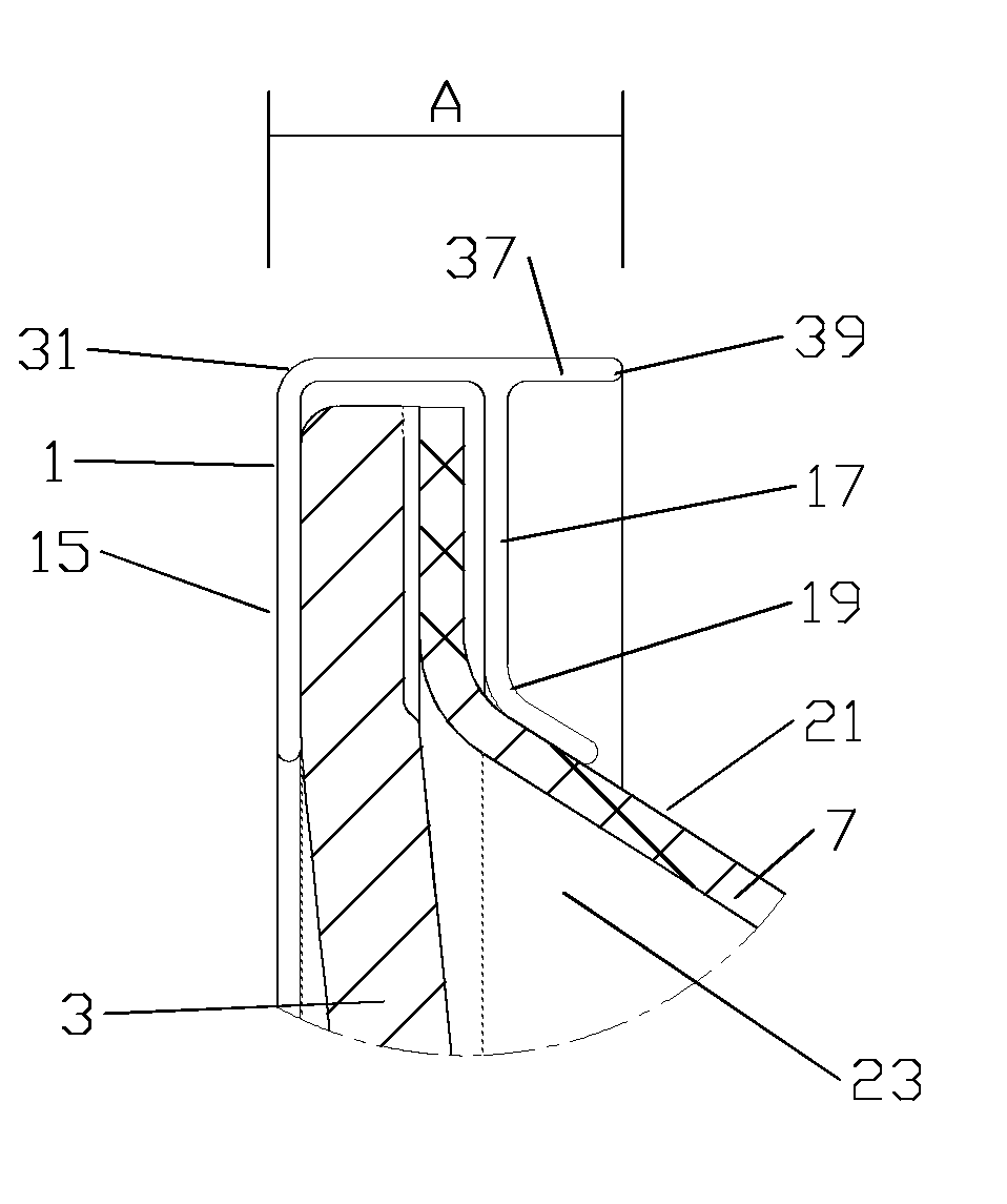 Radome attachment band clamp