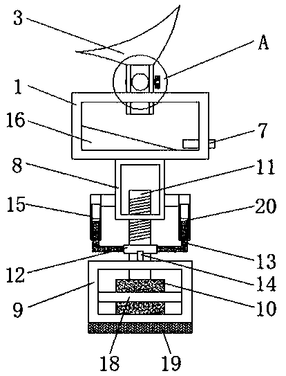 Urine collecting device for urology department