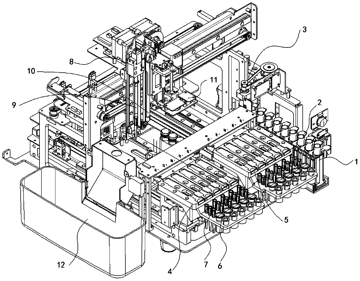 Semi-automatic immunofluorescence analyzer