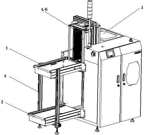 Integrated sucking and conveying machine