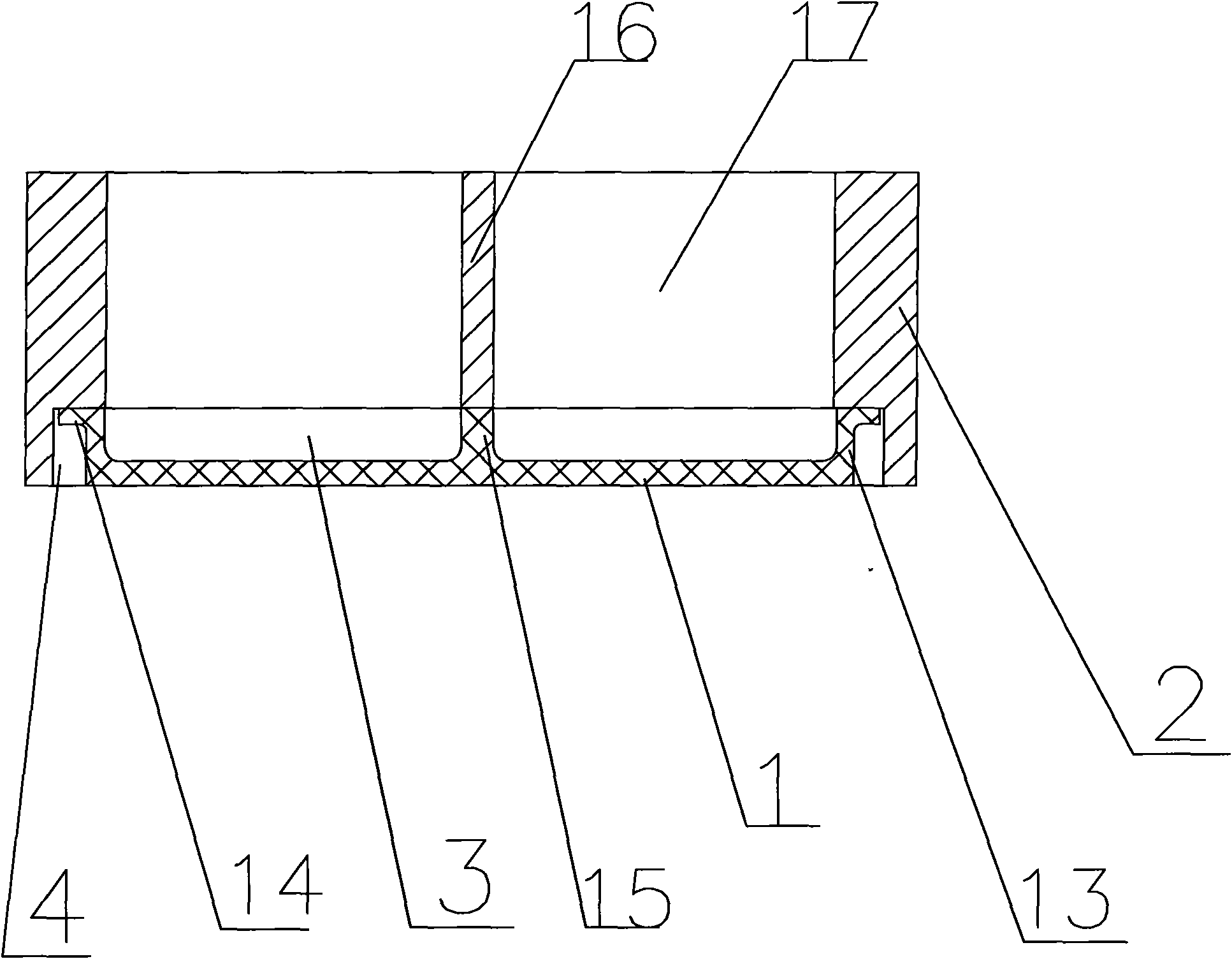 Production technology of composite water permeable brick