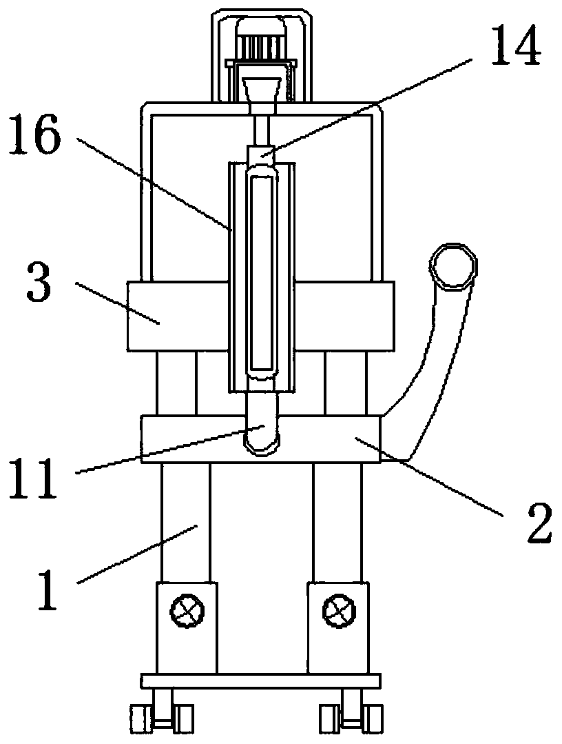 Storage device used for agricultural greenhouse pesticide dispensing and having spraying function