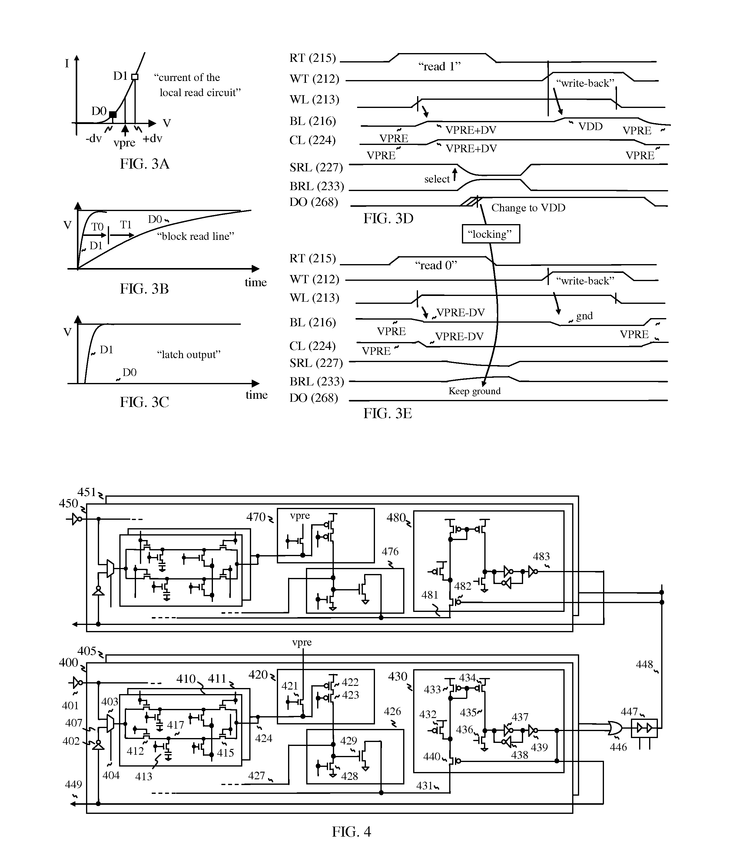 High-speed DRAM including hierarchical read circuits