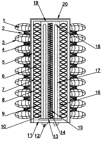 Aromatic polyamide fabric soft-bodied robot