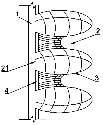 Aromatic polyamide fabric soft-bodied robot