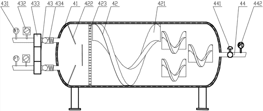 Device system utilizing cement plant waste heat for achieving carbon dioxide cyclic power generation