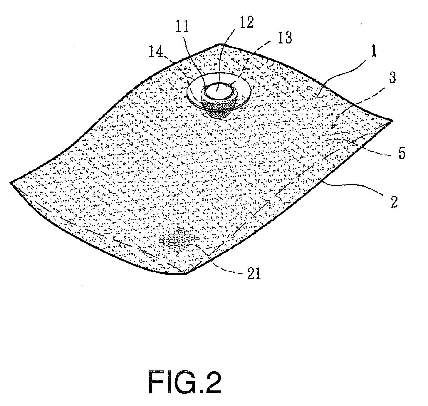 Nutrient supplying bag for plants