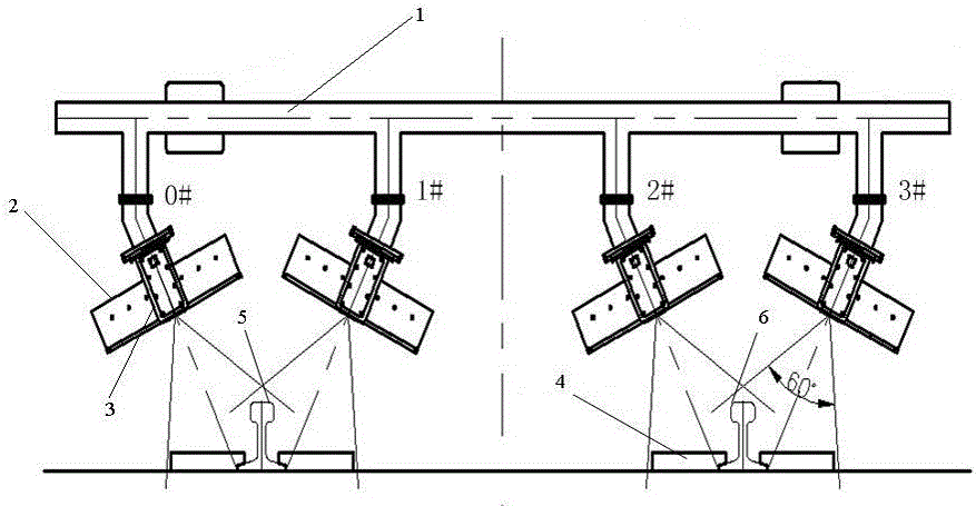 Rail fastener detection device based on machine vision