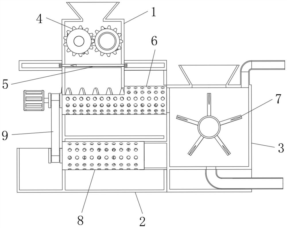 Waste plastic bag recycling comprehensive treatment system