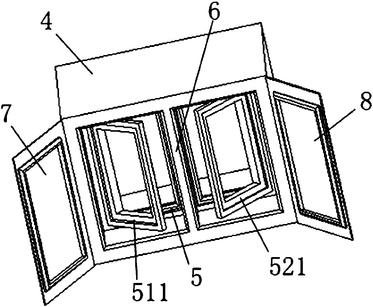 Glass sound insulation comparing device