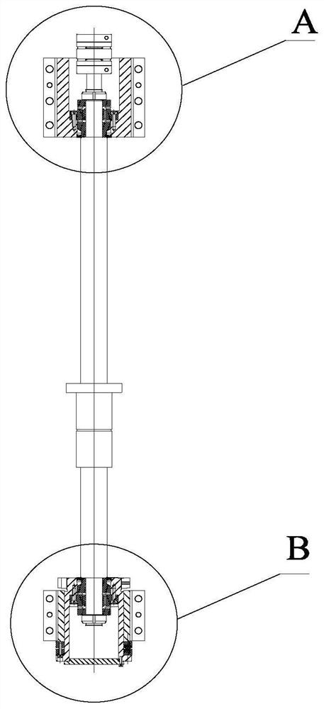 Lead screw mounting structure for grinding machine