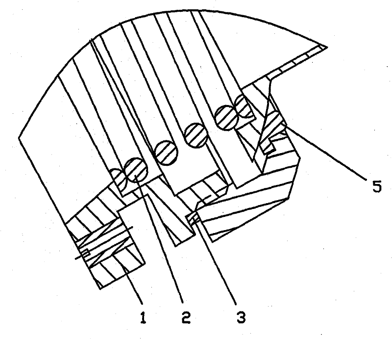 High-temperature pipeline vibration isolator on plane