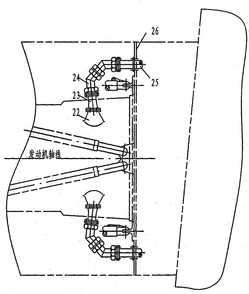 High-temperature pipeline vibration isolator on plane