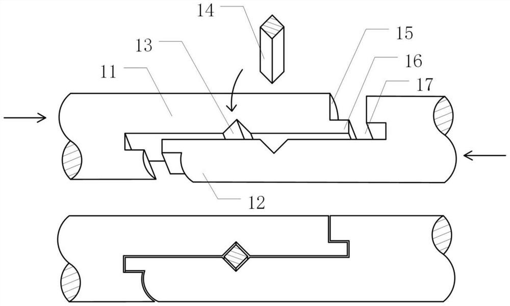 Mortise and tenon structure anti-loosening nut assembly with tenon screw