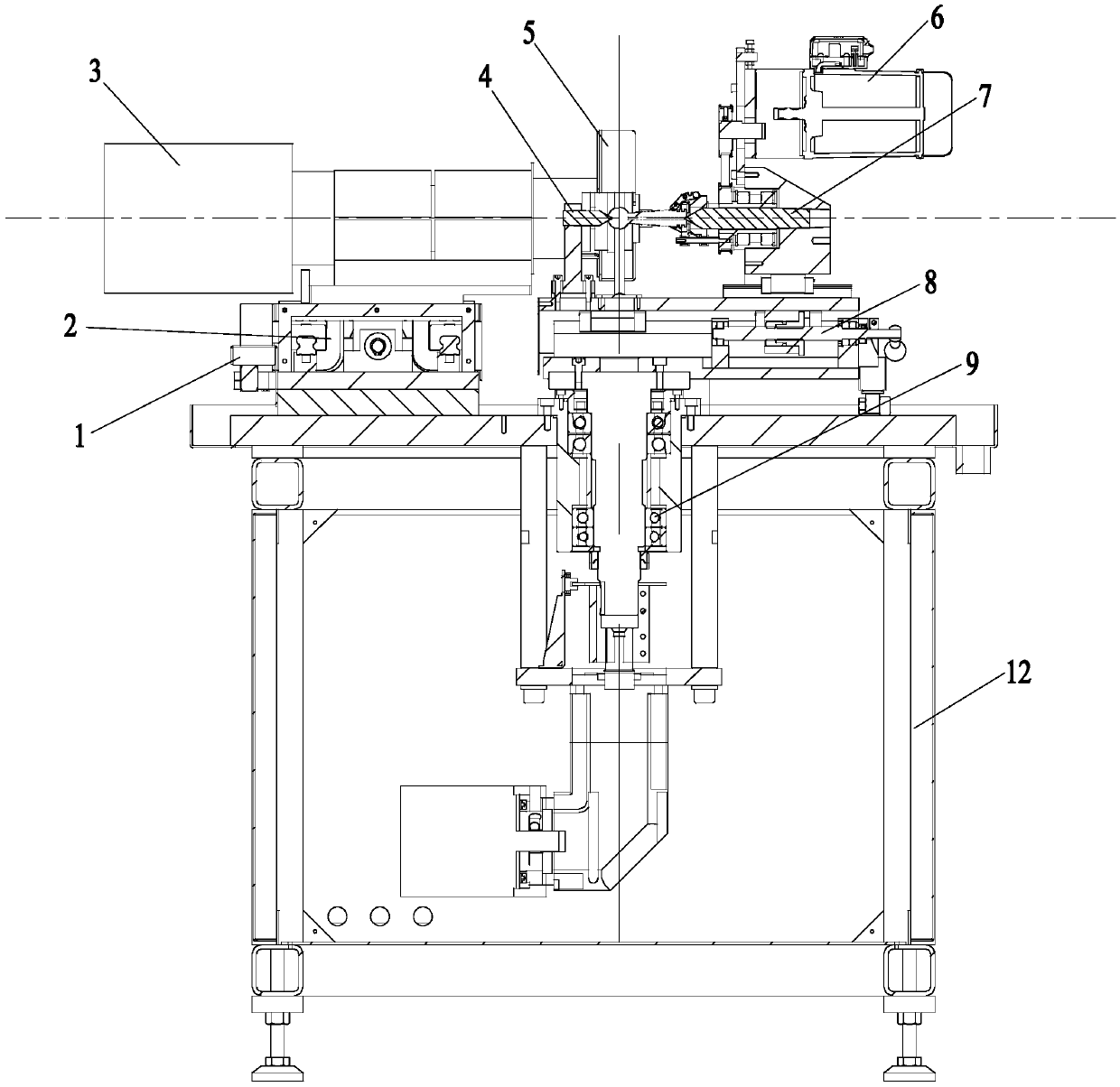 Automatic grinding machine of plunger ball head