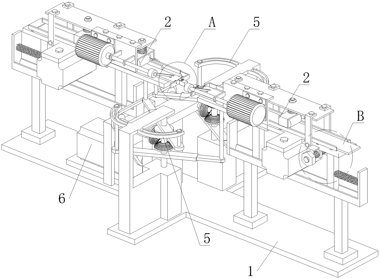 Positioning device of high-precision laser butt welding machine