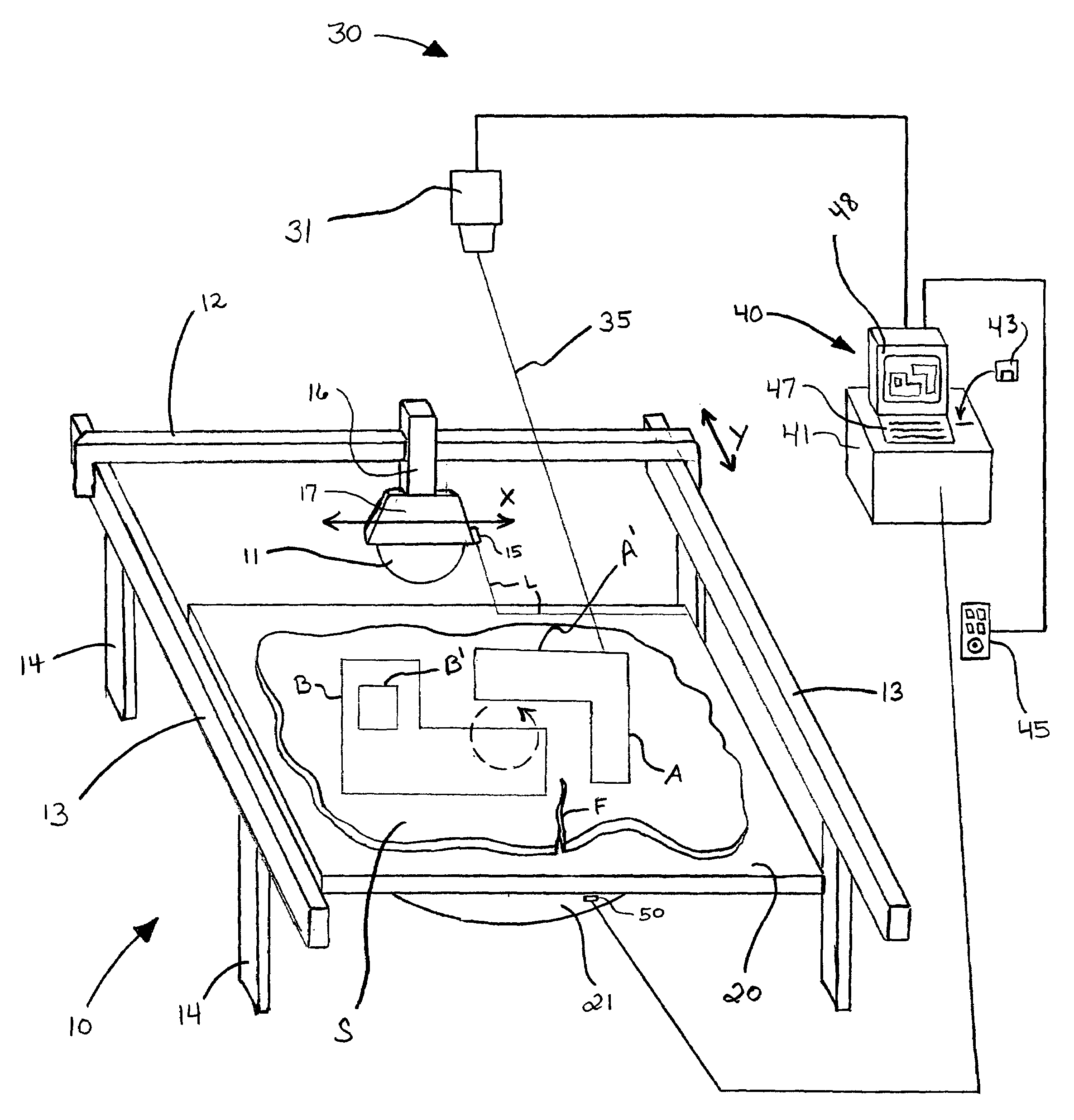 Systems and methods for displaying images and processing work pieces