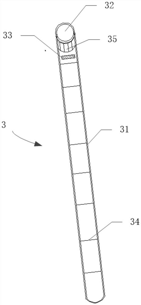 Device for detecting nasal cavity dryness