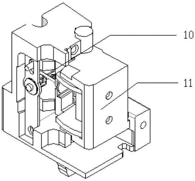 Pneumatic amplifier capable of achieving three-outage position protecting function