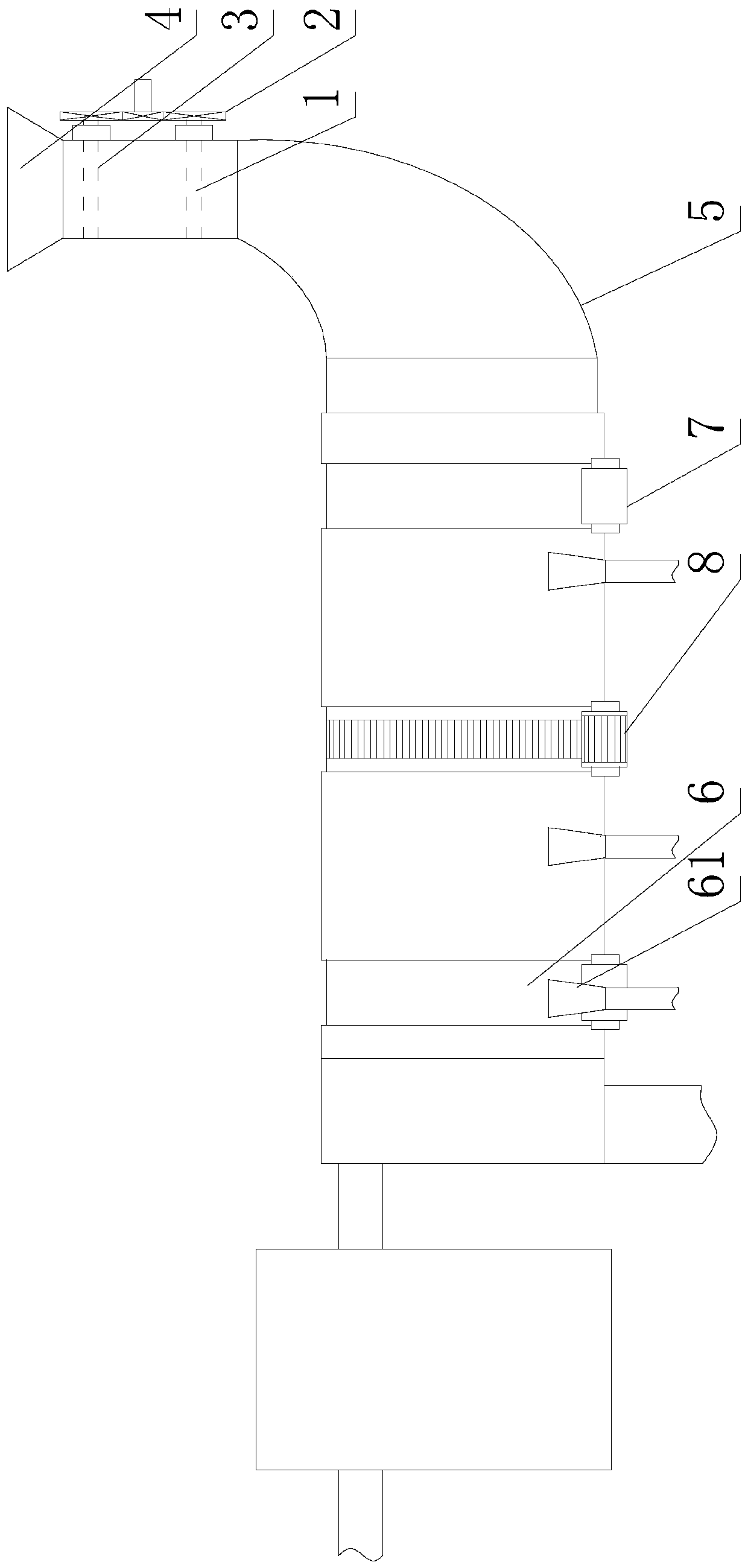 Garbage treating furnace capable of improving controllability of technological parameters